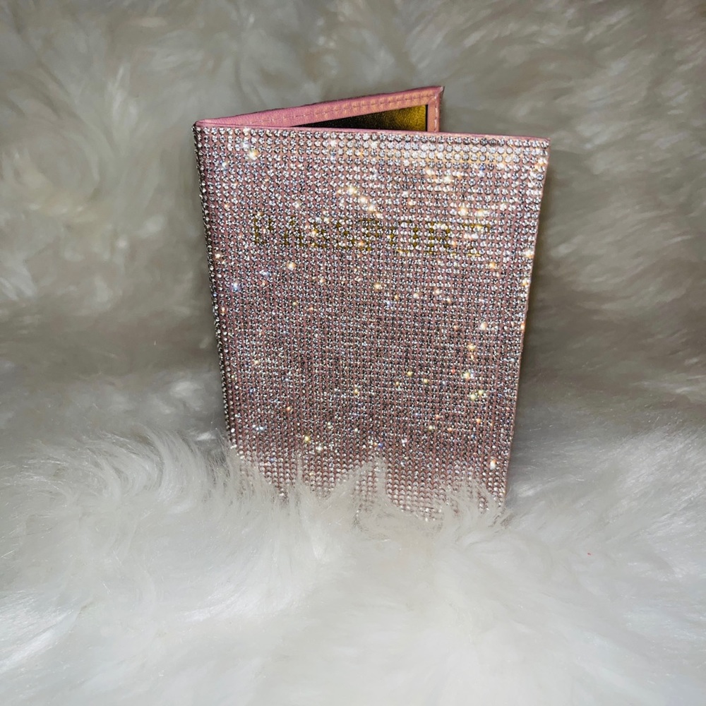 COPY - Custom Made Diamond Covered Passport Holder
